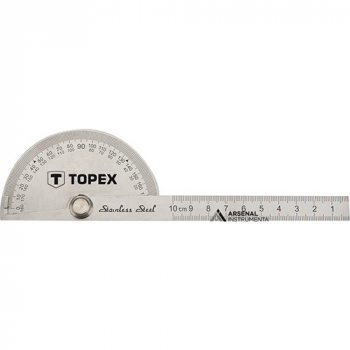 Угломер 31C700 Topex с линейкой нержавеющая сталь