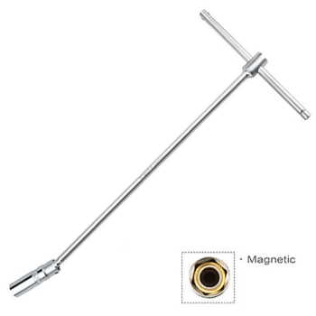 Ключ свічковий з магнітом Т-образний TOPTUL 16мм L450мм CTHB1645