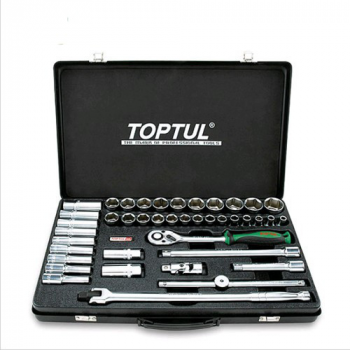 Комбинированный набор инструментов TOPTUL 12 41 ед короткиедлинные головки GCAD4102