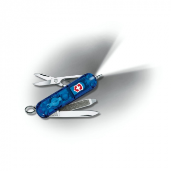 Нож Victorinox Signature Lite 0.6226.T2 полупрозрачный синий